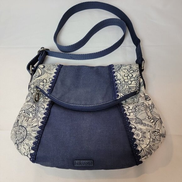 Sakroots Artist Circle Crossbody Bag - Denim and Cotton - Picture 6 of 13